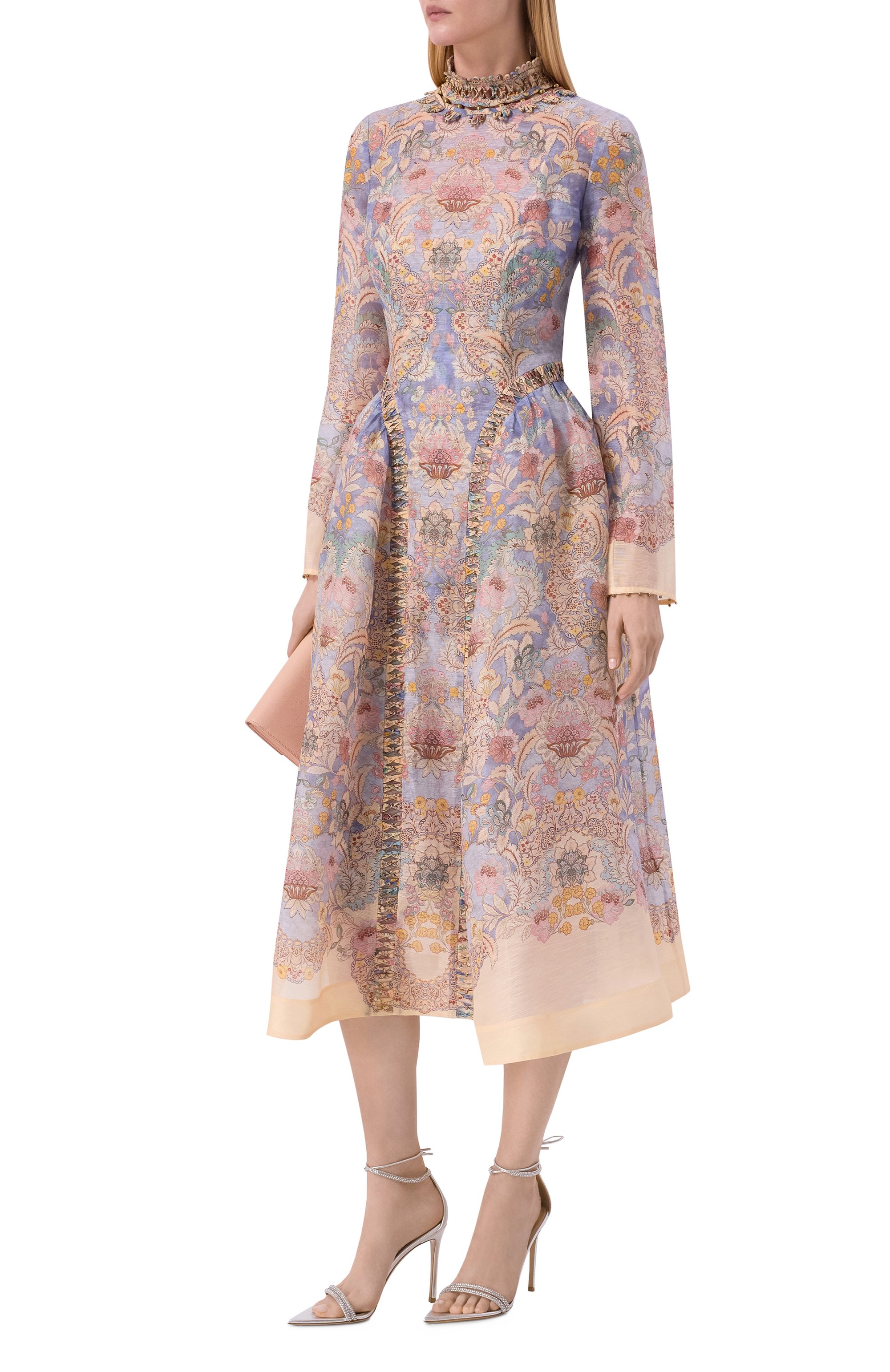 Платье изо льна и шелка ZIMMERMANN, арт. 6591DC261, фото 2