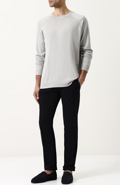 Замшевые эспадрильи на джутовой подошве TOM FORD, арт. 118J0681T-CGR/113, фото 2