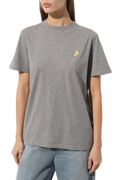 Хлопковая футболка GOLDEN GOOSE DELUXE BRAND, арт. GWP01220/P00019360311, фото 3