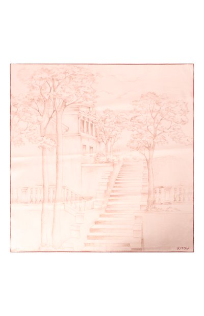 Шелковый платок KITON, арт. D53754K0942F01, фото 3