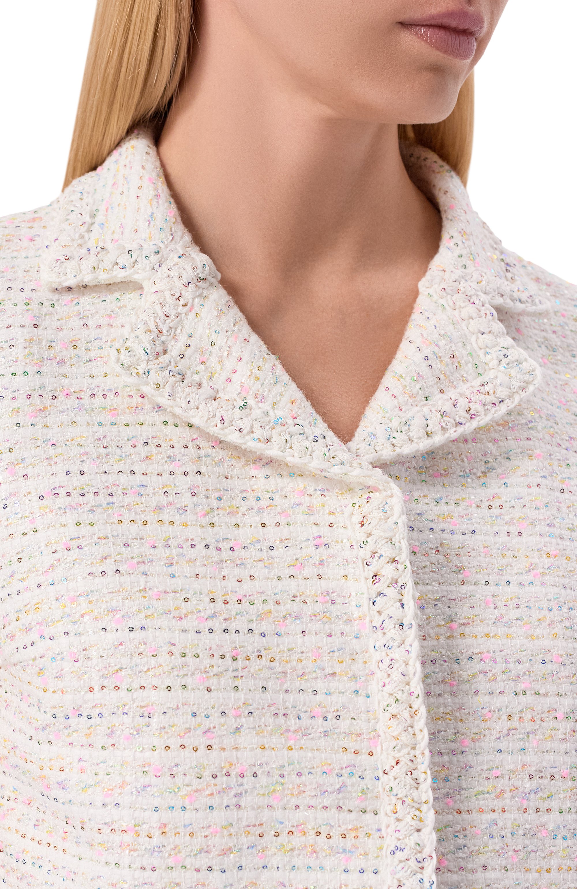 Твидовый жакет GIAMBATTISTA VALLI, арт. 26SSPVCA6087/01B0U, фото 5