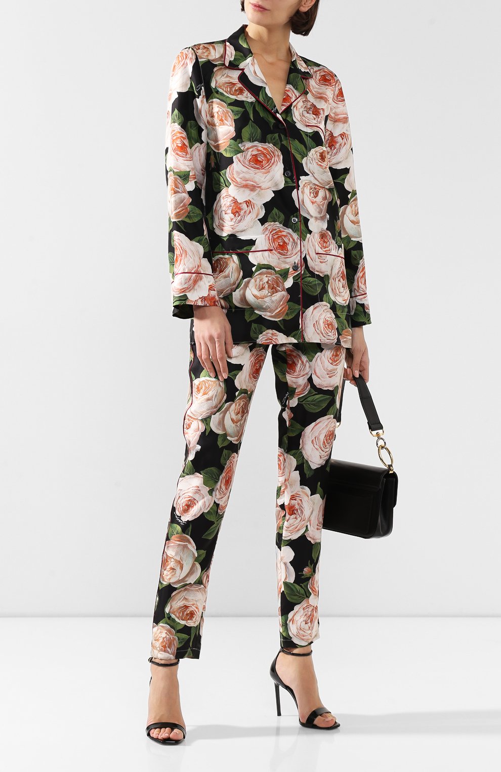 Шелковая блузка DOLCE & GABBANA, арт. F5H06T/HS10B, фото 2