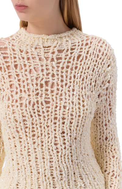 Свитер с отделкой пайетками JIL SANDER, арт. J03GP0171/J18354, фото 5