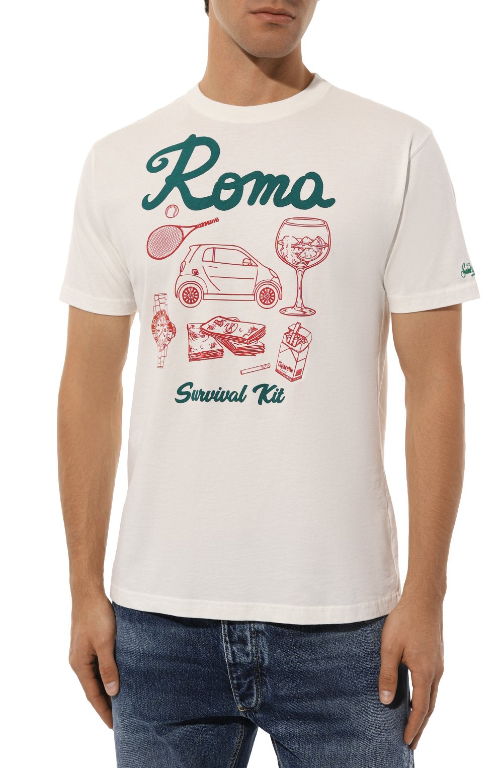 Хлопковая футболка MC2 SAINT BARTH, арт. STBM ARN0TT/ARN0001/MAYP57, фото 3