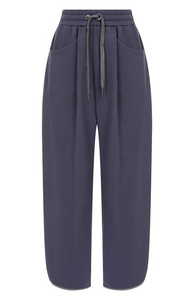 Женские хлопковые брюки BRUNELLO CUCINELLI, арт. MH827S0599