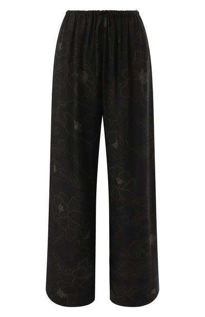 Женские шелковые брюки DRIES VAN NOTEN, арт. 242-010914-9068