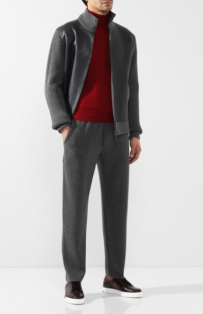 Брюки из смеси кашемира и шерсти BERLUTI, арт. R14KTL24-001, фото 2