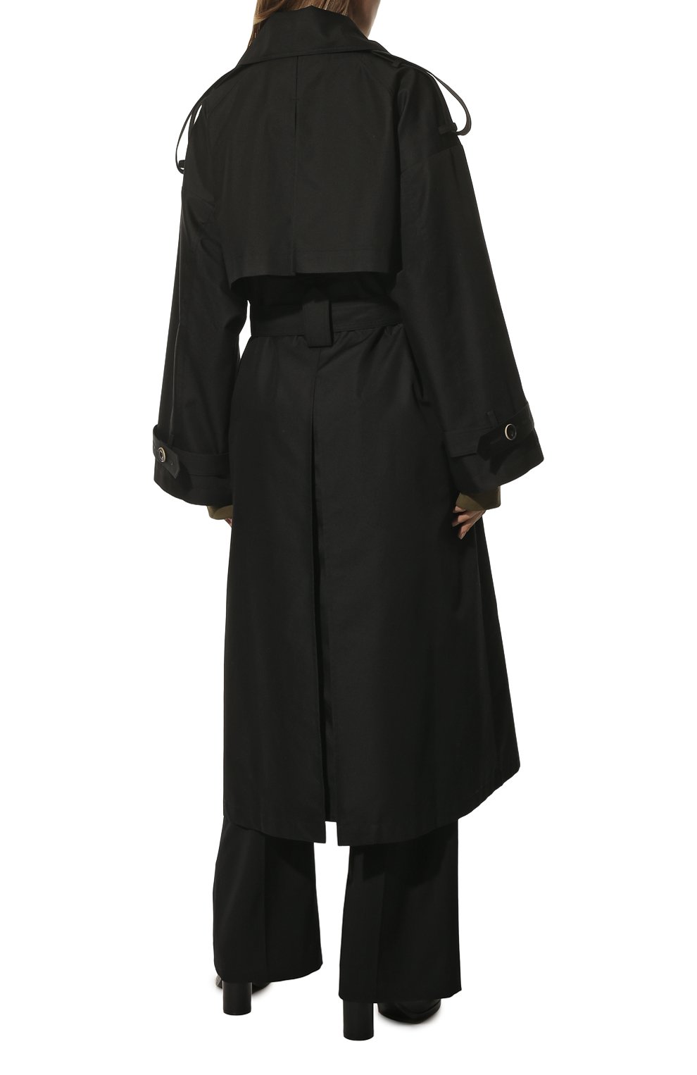 Двубортный тренч  LESYANEBO, арт. FW22/H-465/LT, фото 4