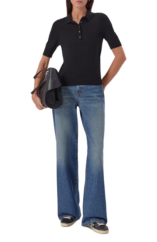 Шерстяное поло BOSS 50545015 Чёрный  50545015 Фото 2