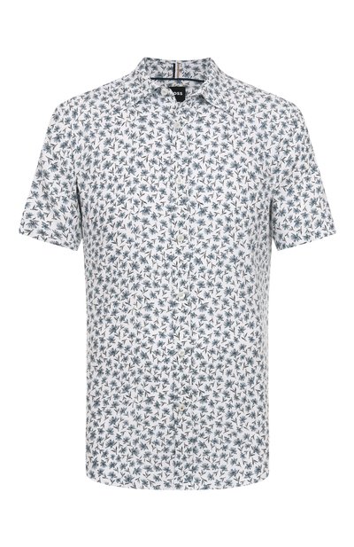 Мужская льняная рубашка BOSS, арт. 50539565