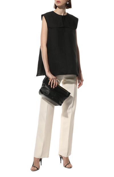 Топ из вискозы и шелка JIL SANDER, арт. JSPU560606-WU391900, фото 2