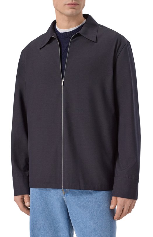 Шерстяная куртка Jil Sander J22DL0368-J40249 Синий  J22DL0368-J40249 Фото 3