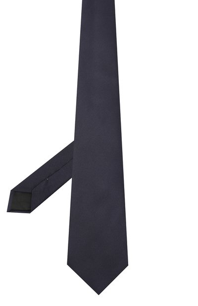 Шелковый галстук LANVIN темно-синего цвета по цене 11350 руб., арт. 3010/TIE, фото 2 Шелковый галстук LANVIN, арт. 3010/TIE, фото 2