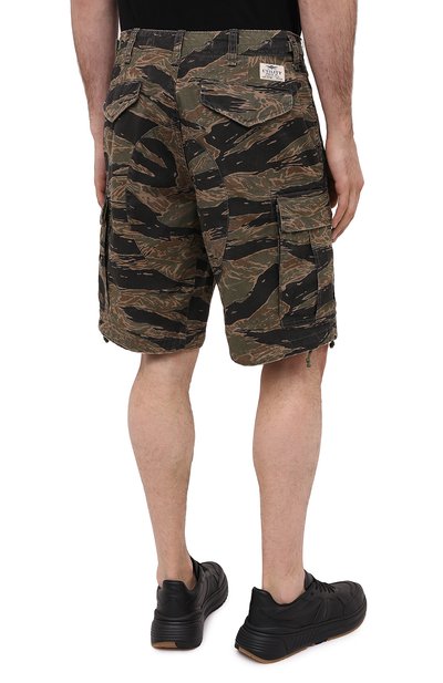 Хлопковые шорты POLO RALPH LAUREN хаки цвета по цене 18050 руб., арт. 710798897, фото 4 Хлопковые шорты POLO RALPH LAUREN, арт. 710798897, фото 4