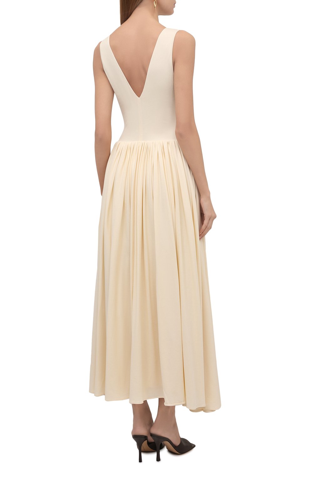 Хлопковое платье KHAITE, арт. 5208134/MERYL, фото 4