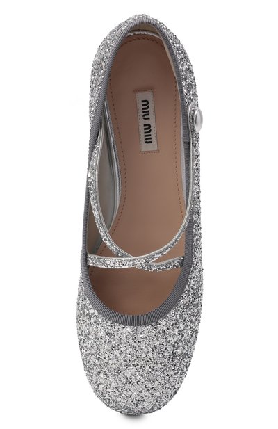 Текстильные балетки MIU MIU, арт. 5F873C-36B-F0118-D010, фото 5