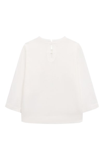 Хлопковый лонгслив MONNALISA, арт. 39B601, фото 2