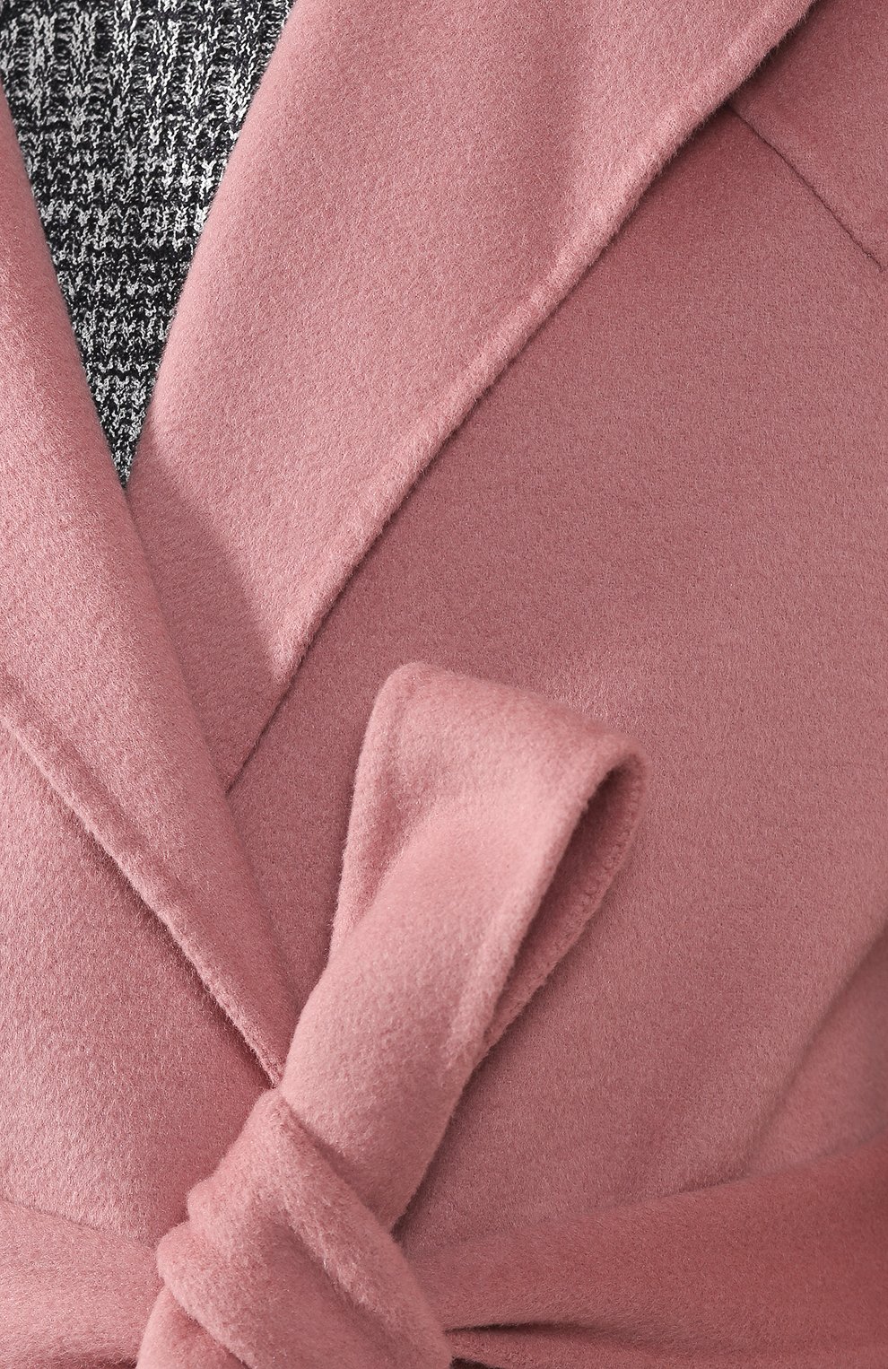 Пальто из смеси шерсти и шелка NANUSHKA, арт. ALAM0_DUSTY PINK_D0UBLE W00L, фото 5