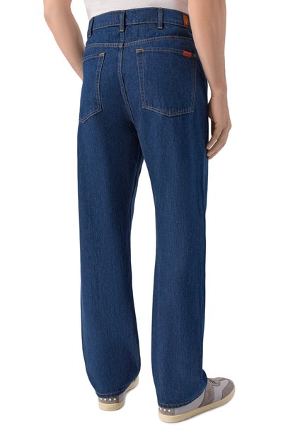 Джинсы straight 7 FOR ALL MANKIND темно-синего цвета по цене 31900 руб., арт. 7TD80066-3K1, фото 4 Джинсы straight 7 FOR ALL MANKIND, арт. 7TD80066-3K1, фото 4