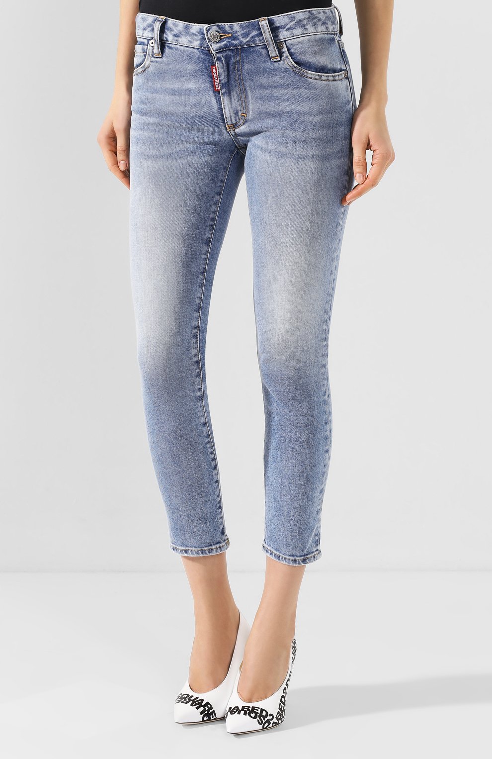 Джинсы DSQUARED2 темно-синего цвета по цене 36550 руб., арт. S75LB0301/S30595, фото 3 Джинсы DSQUARED2, арт. S75LB0301/S30595, фото 3