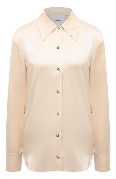 Атласная рубашка NANUSHKA, арт. NW24CRSH01771, фото 1