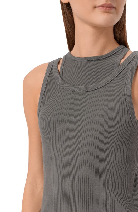 Хлопковая майка Armarium ARMFWT040/JE05_002 Серый  ARMFWT040/JE05_002 Фото 5