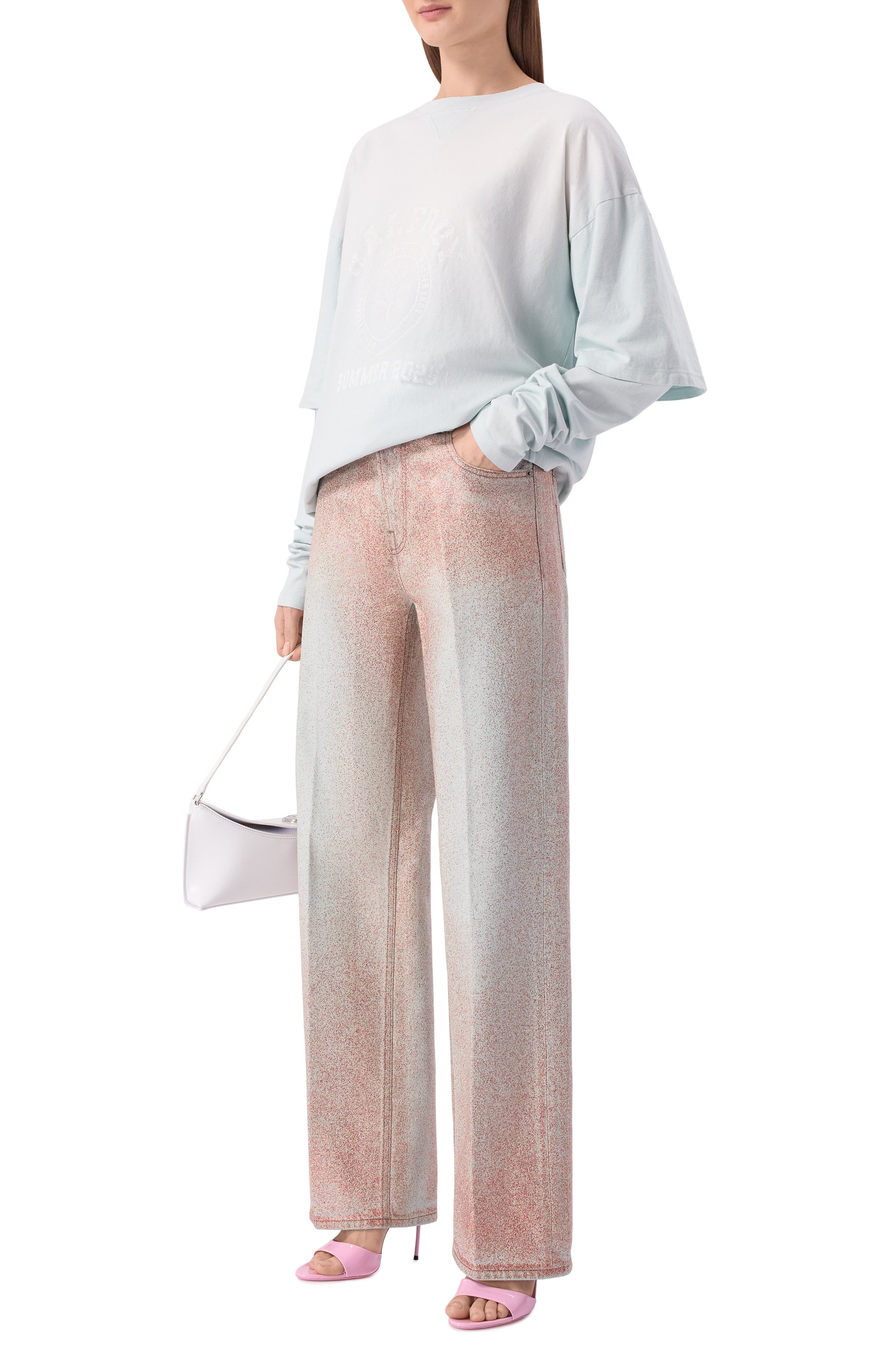 Хлопковый лонгслив HALFBOY, арт. HS261WD001 JS003/VINTAGE DRESS, фото 2