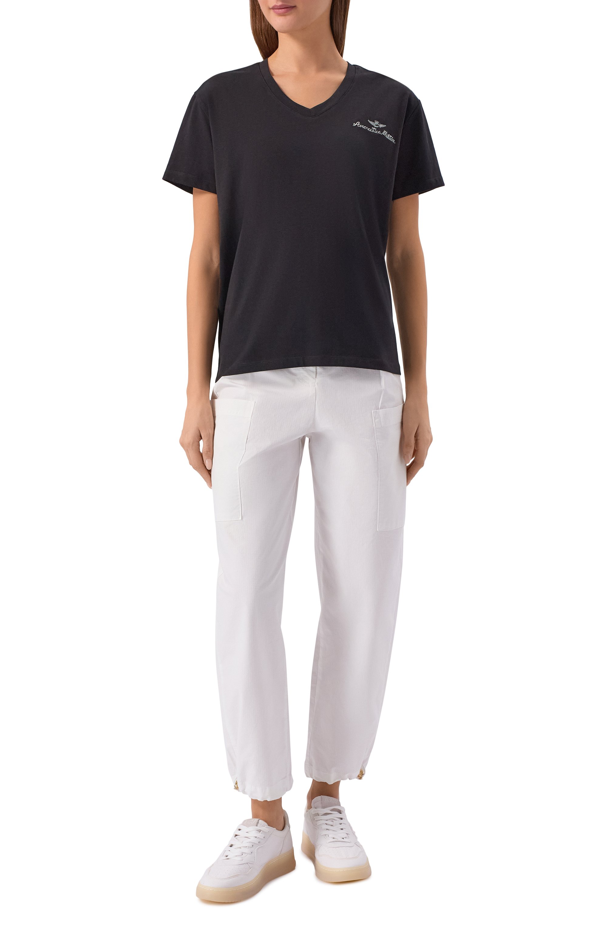 Хлопковая футболка AERONAUTICA MILITARE, арт. TS2491DJ00675, фото 2