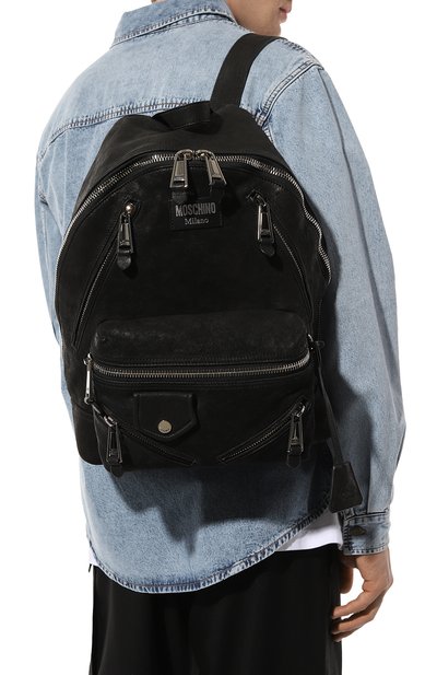 Замшевый рюкзак MOSCHINO, арт. A7604/8015, фото 2