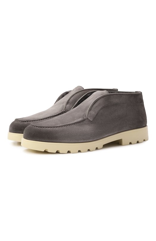 Замшевые ботинки Yalta Santoni WUDG71345TIRAHSY Серый WUDG71345TIRAHSY