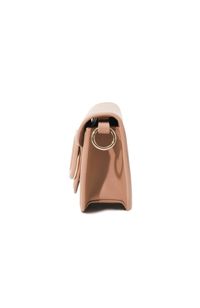 Женская сумка loco small VALENTINO бежевого цвета, арт. 5W2B0K53/IYS | Фото 4 (Размер: small; Рем�ень/цепочка: На ремешке; Материал: Натуральная кожа)