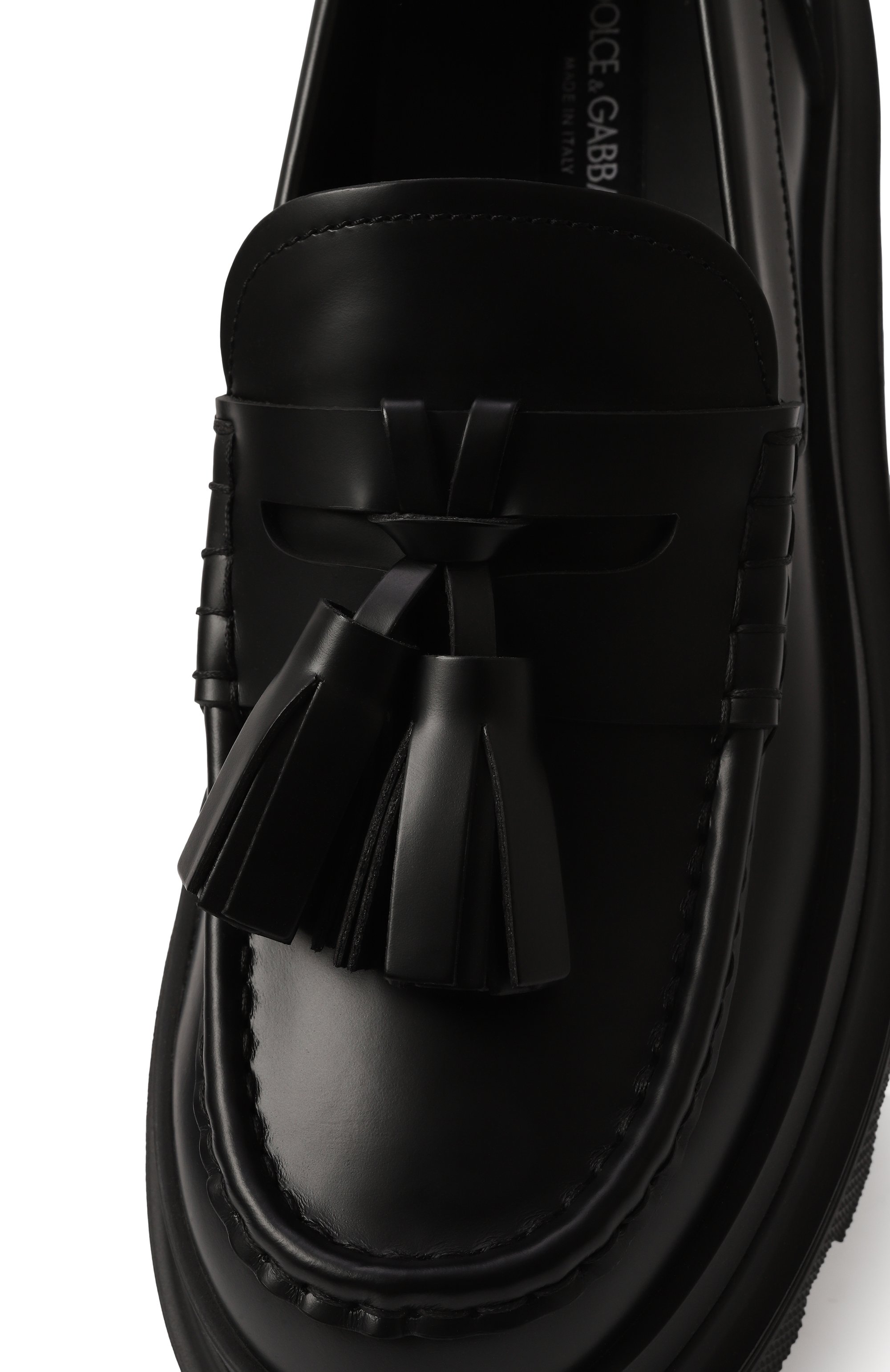 Кожаные лоферы DOLCE & GABBANA, арт. A30262/AB640, фото 7