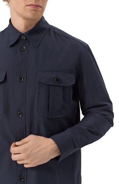 Шелковая куртка-рубашка BRIONI, арт. SLTA0L/02401, фото 5