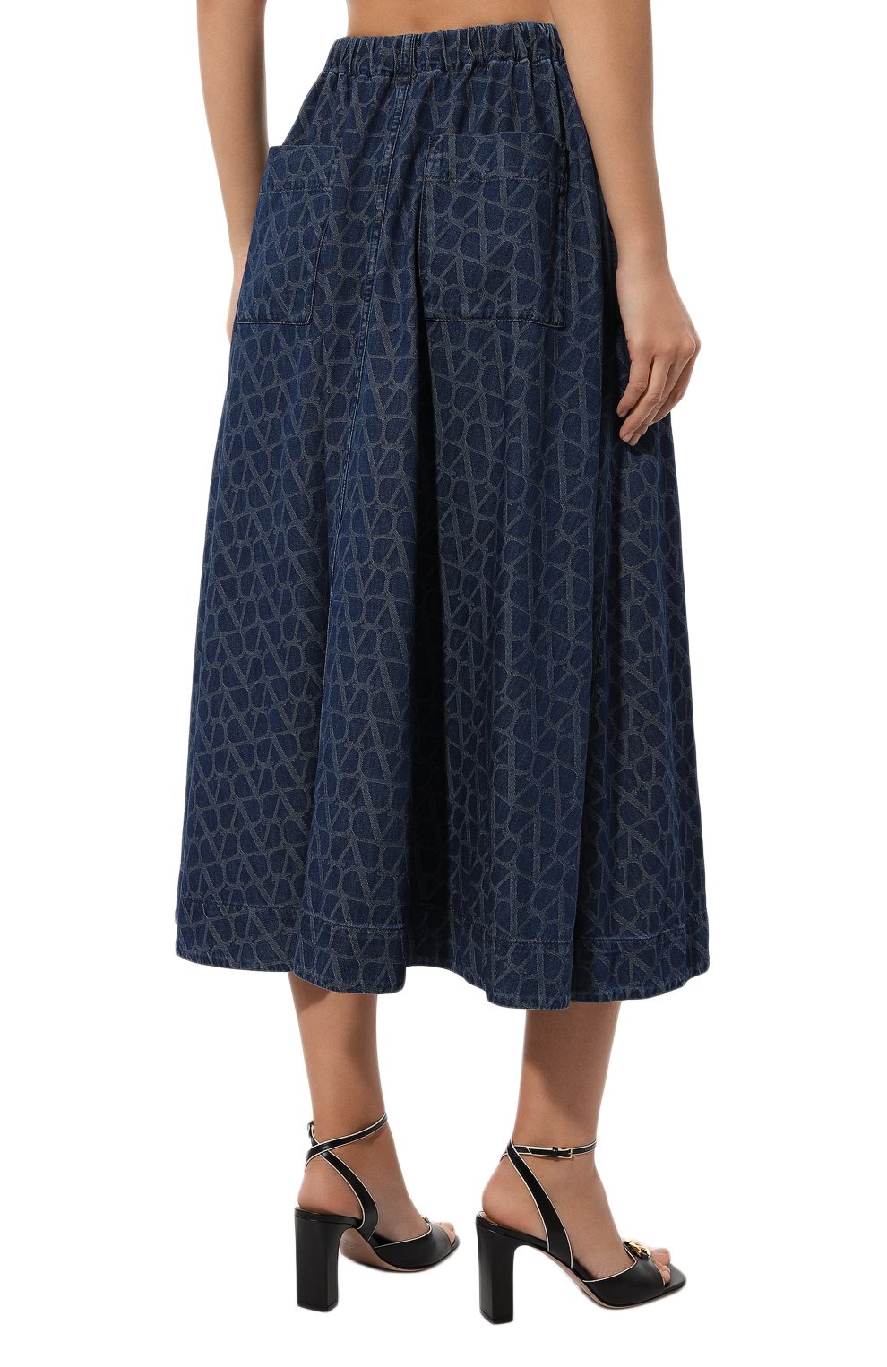 Джинсовая юбка VALENTINO, арт. 5B3DD17V8M9, фото 4