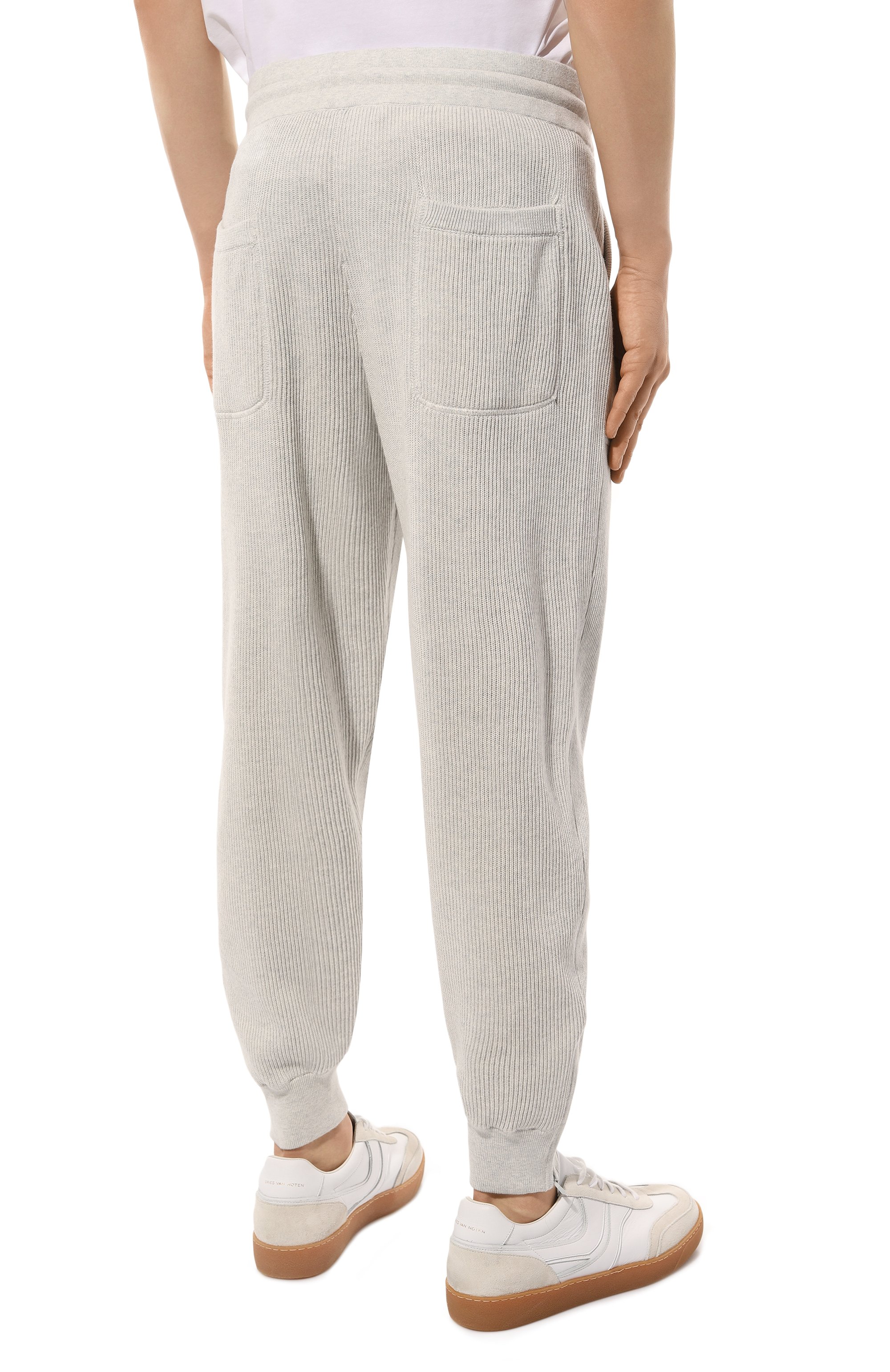 Хлопковые джоггеры BRUNELLO CUCINELLI, арт. M2920B2310, фото 4