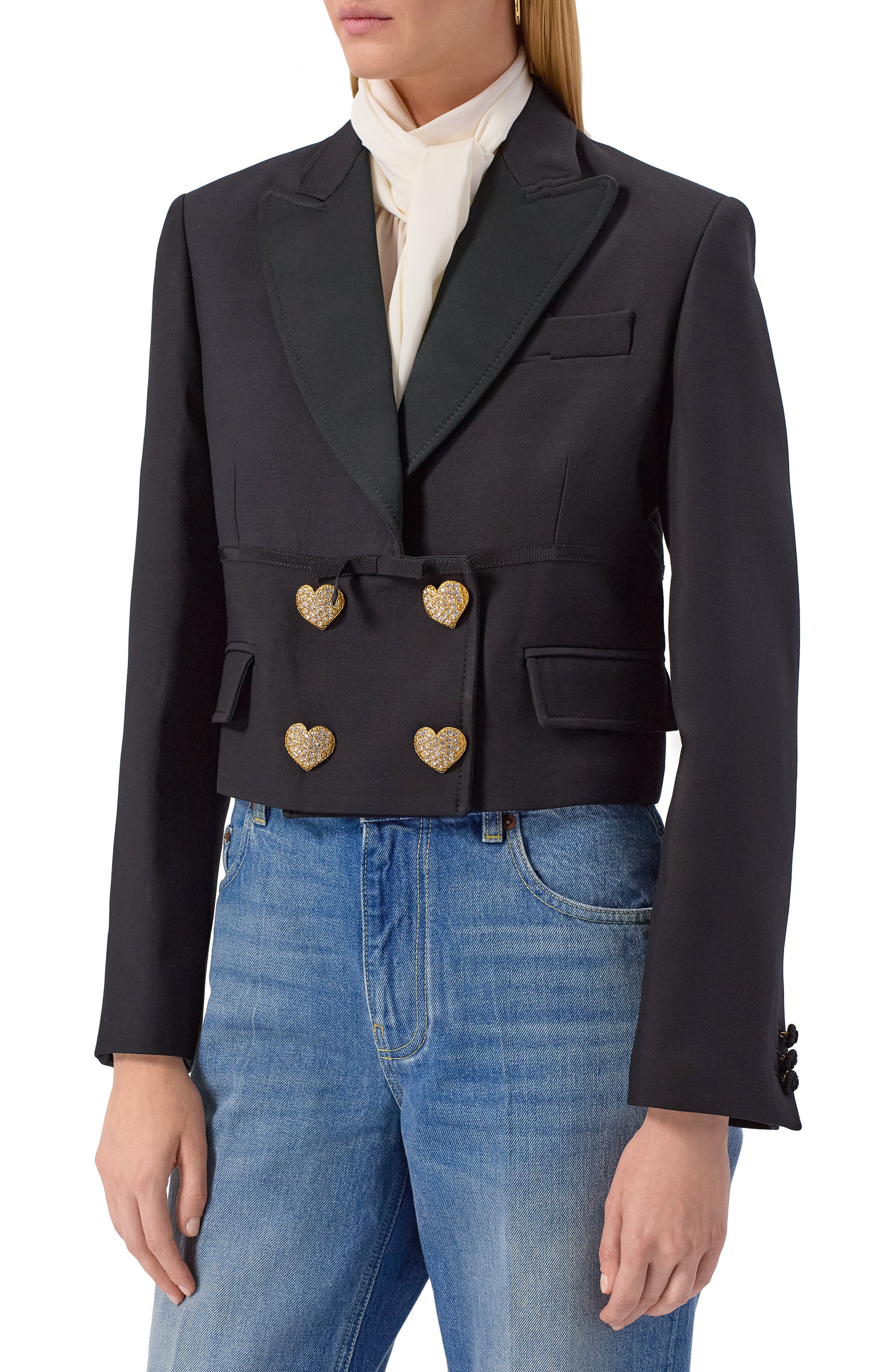 Жакет из шерсти и шелка VALENTINO, арт. 7B3CE4E5/1CF, фото 3