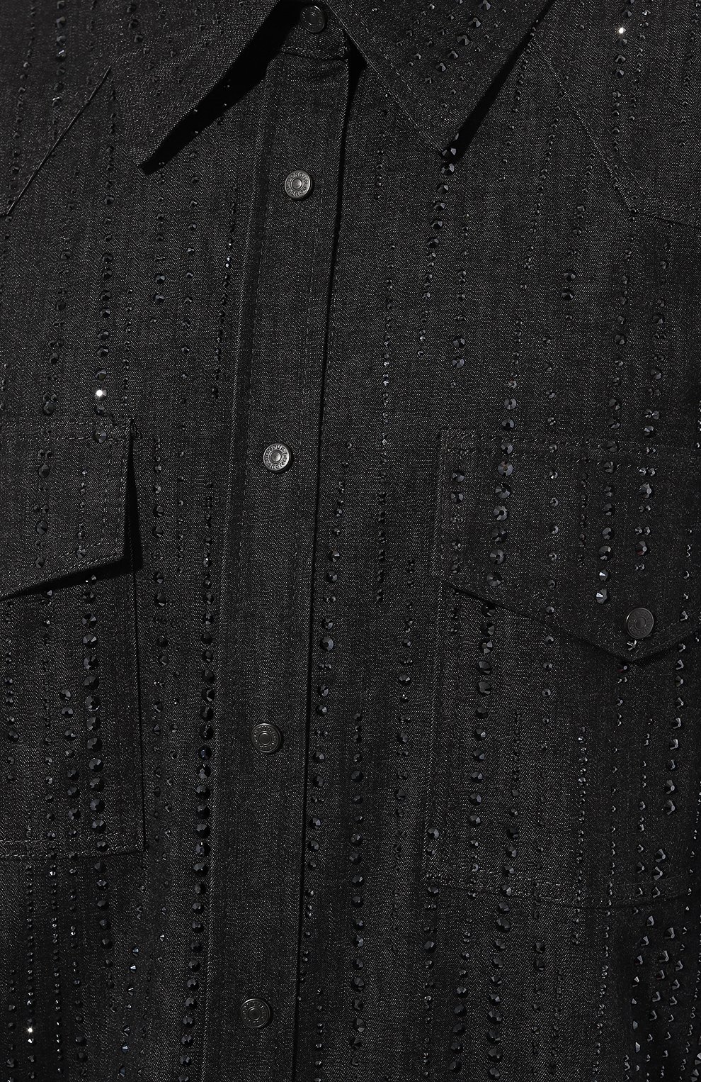 Рубашка из хлопка и вискозы DONDUP темно-серого цвета по цене 129500 руб., арт. DC233/DS0258D GT1W DD W23, фото 5 Рубашка из хлопка и вискозы DONDUP, арт. DC233/DS0258D GT1W DD W23, фото 5