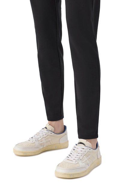 Кожаные кеды bskt clay-d PREMIATA, арт. BSKTCLAD/VAR 7315_BSKT CLAY-D/7515, фото 3