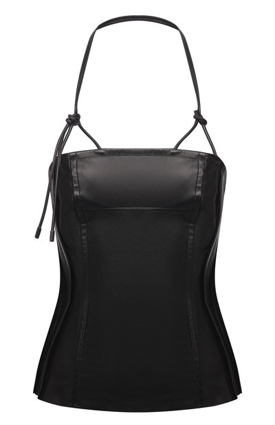 Кожаный топ PETAR PETROV, арт. CALYPS0 SPF21BL11, фото 1