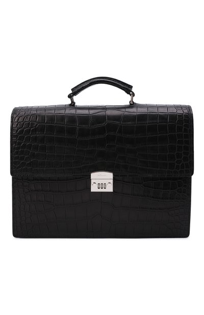 Портфель из крокодила KITON, арт. UBWALLN00102/CP0R, фото 1