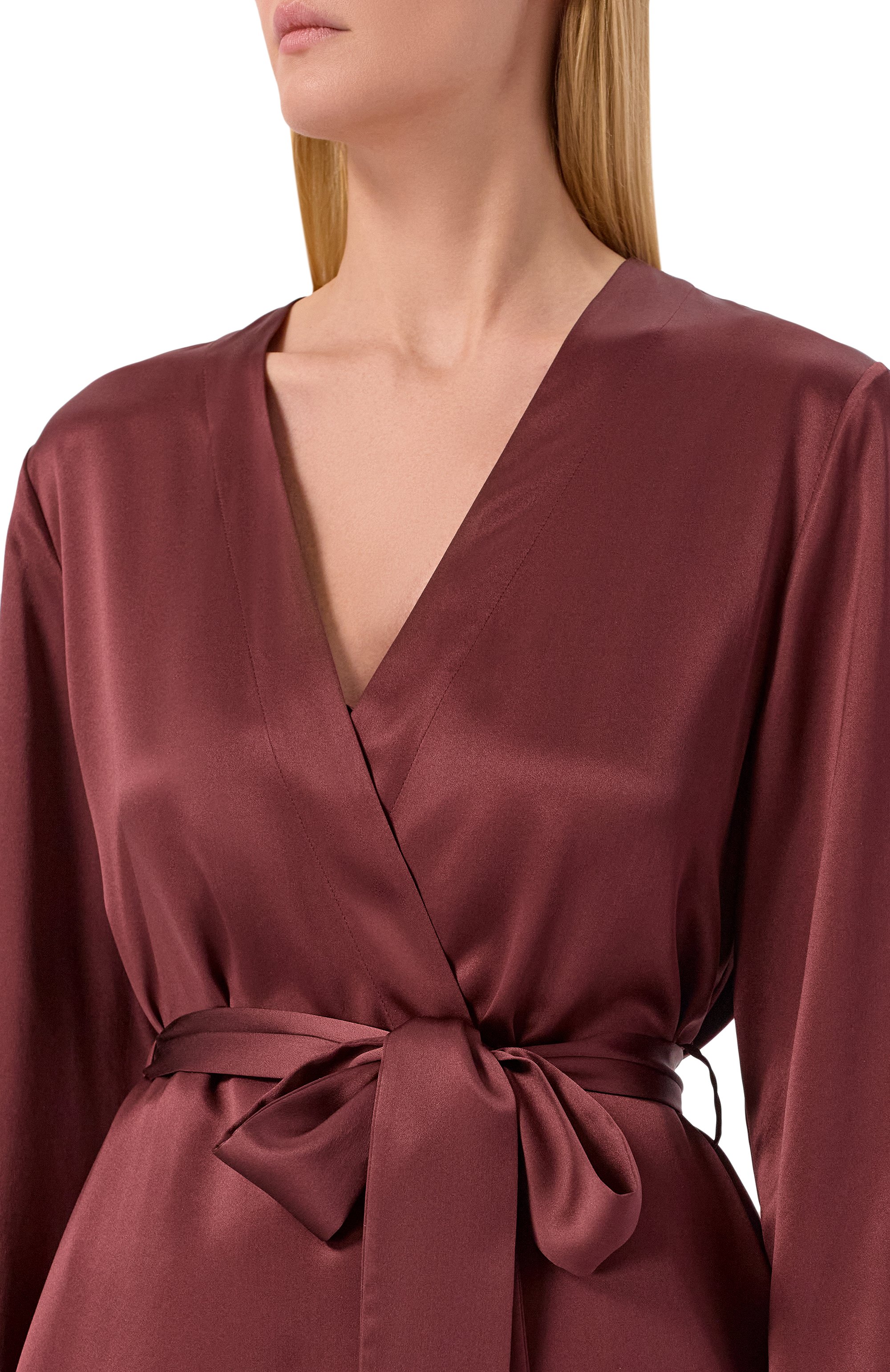 Шелковый халат LUNA DI SETA, арт. VLST08009, фото 4