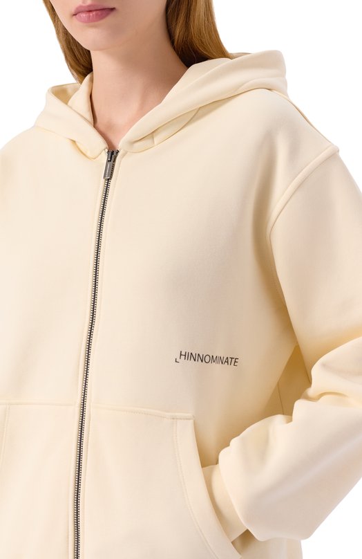 Хлопковая толстовка HINNOMINATE HMABW01930 Кремовый  HMABW01930 Фото 5