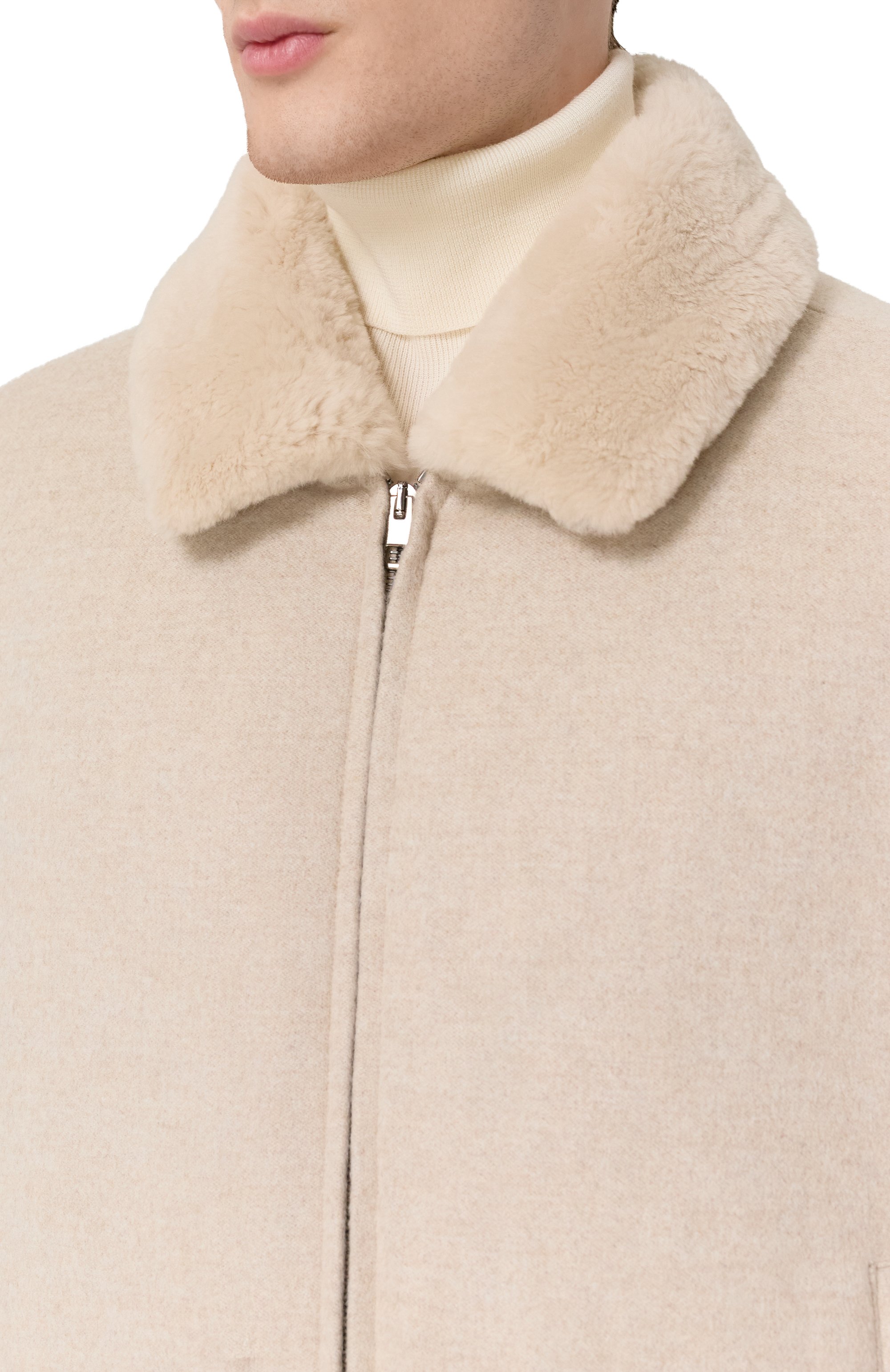 Бомбер с подкладкой из овчины ANDREA CAMPAGNA, арт. 25U029-DB1CNX, фото 5