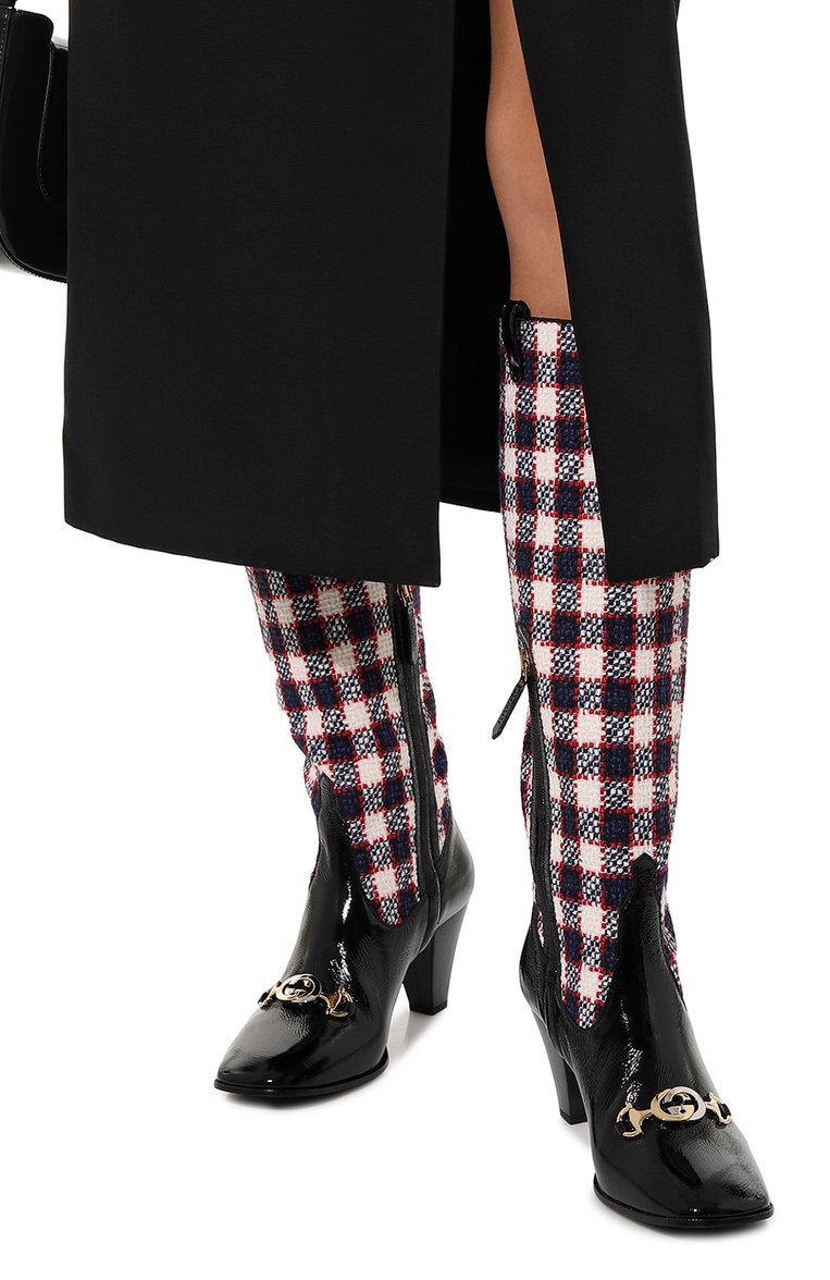 Комбинированные сапоги zumi GUCCI, арт. 577652 G2020, фото 1
