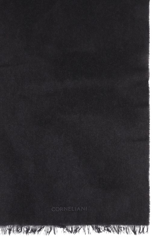 Кашемировый шарф Corneliani 26B369-2629002 Чёрный  26B369-2629002 Фото 4
