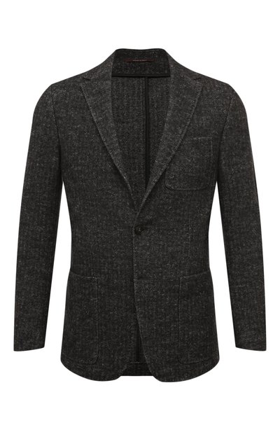 Мужской пиджак из шерсти и хлопка CANALI, арт. J0147/JJ02551