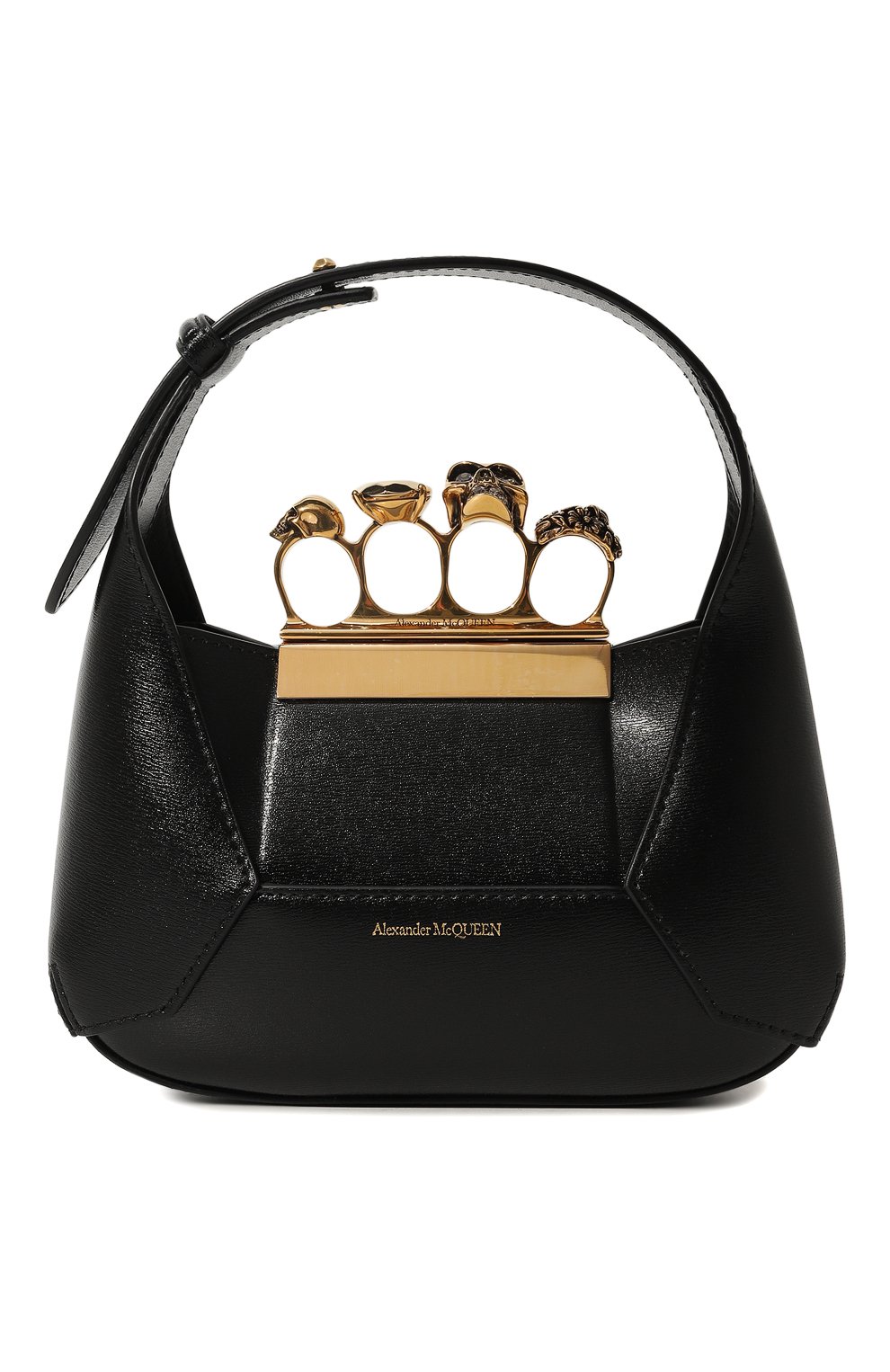 Сумка jewelled ALEXANDER MCQUEEN черного цвета по цене 257000 руб., арт. 731136/DYTAA, фото 1 Сумка jewelled ALEXANDER MCQUEEN, арт. 731136/DYTAA, фото 1