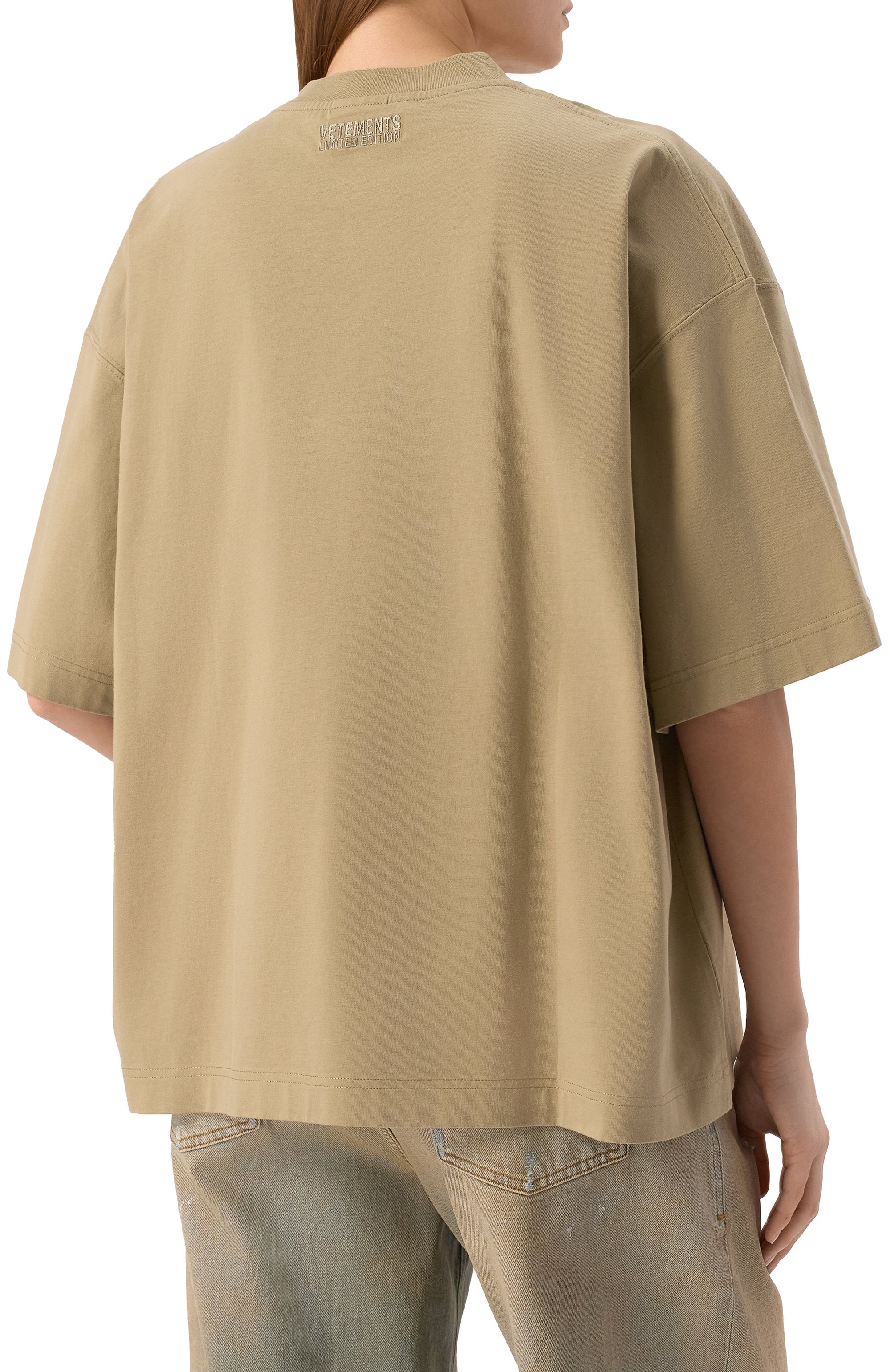 Хлопковая футболка VETEMENTS, арт. UA66TR600T, фото 8