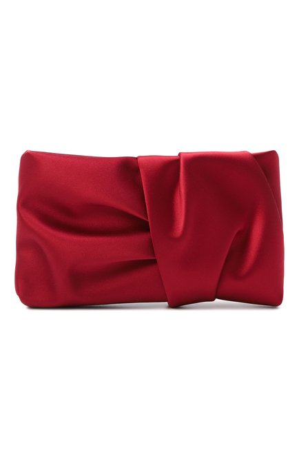 Женский клатч bonny JIMMY CHOO красного цвета по цене 0 руб., арт. B0NNY CLUTCH/SAT | Фото 1