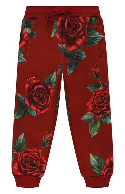 Хлопковые джоггеры DOLCE & GABBANA, арт. L5JPB1/HS7ME/2-6